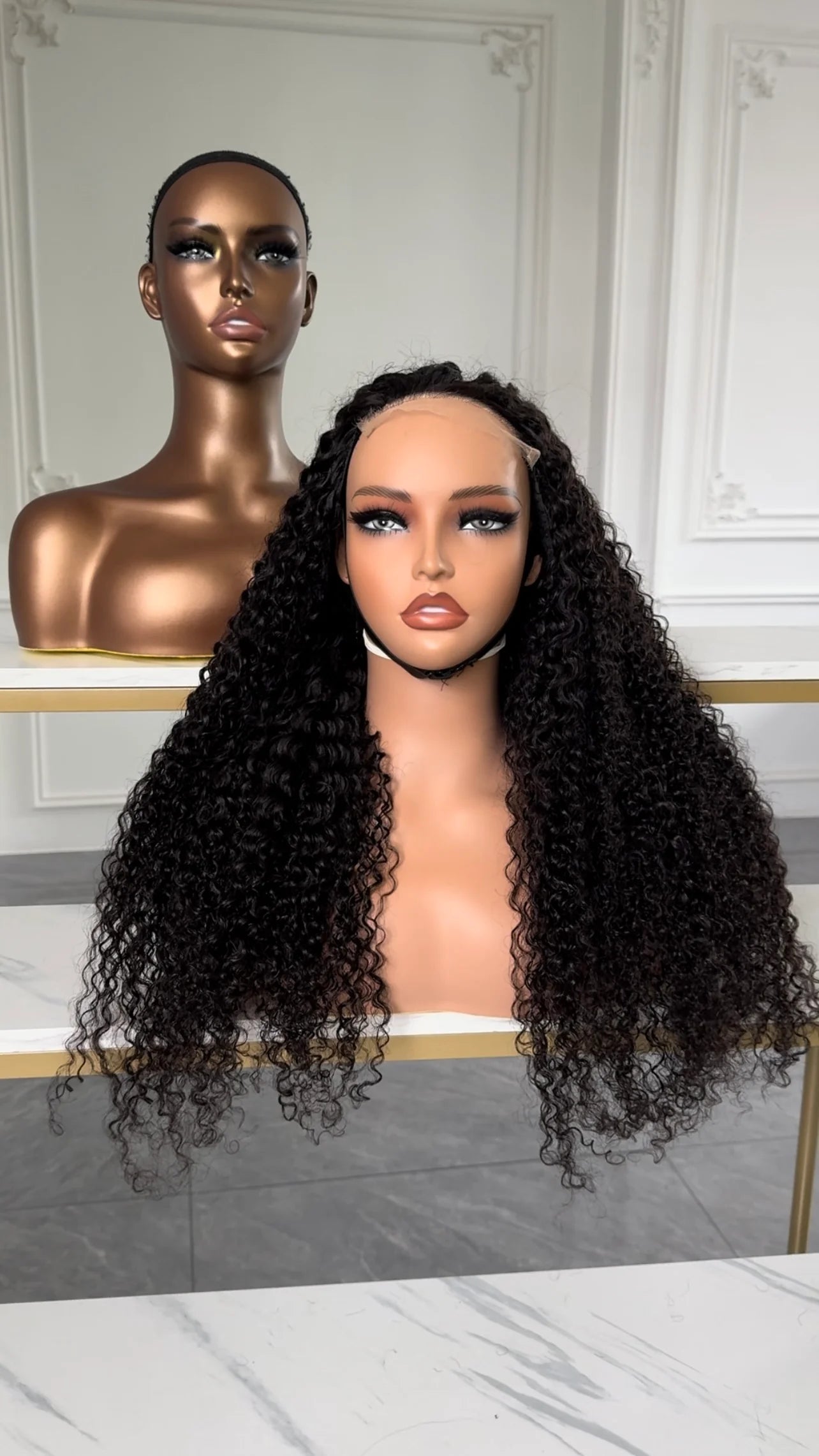 VIRGIN HAIR - Curly Wave Wig