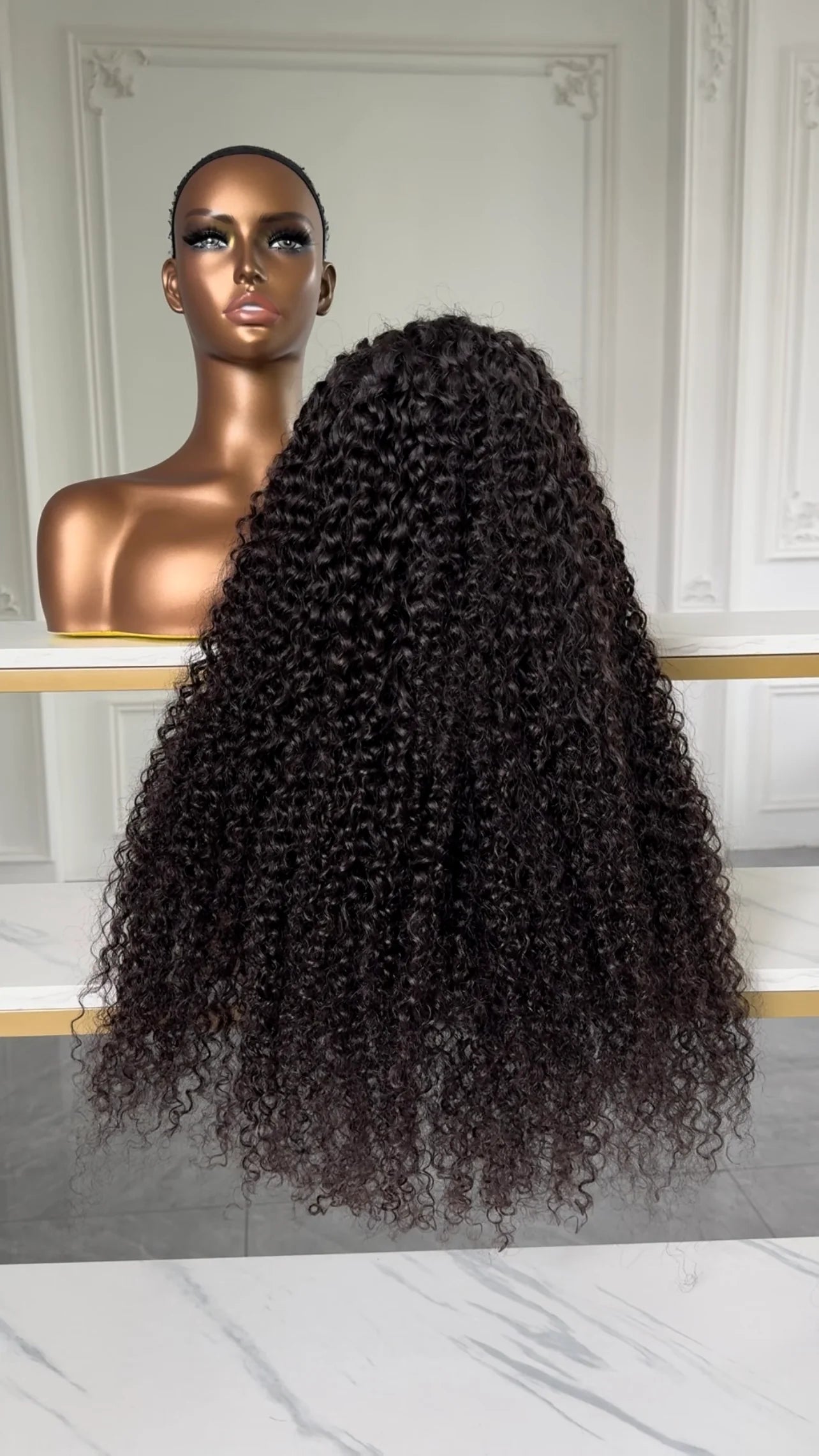 VIRGIN HAIR - Curly Wave Wig
